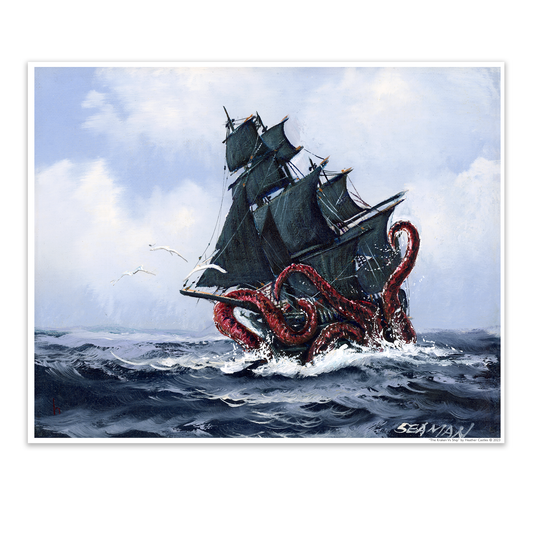 The Kraken Vs Ship - DIGITAL DOWNLOAD
