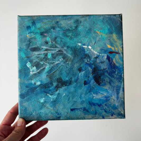 Abstract Cast-off Paint canvas from Bewilderbeast nest