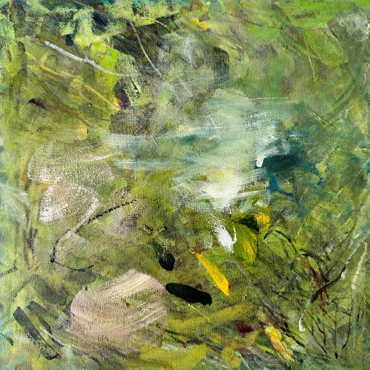 Junk heap Study No.2 - Abstract Cast-off Paint canvas