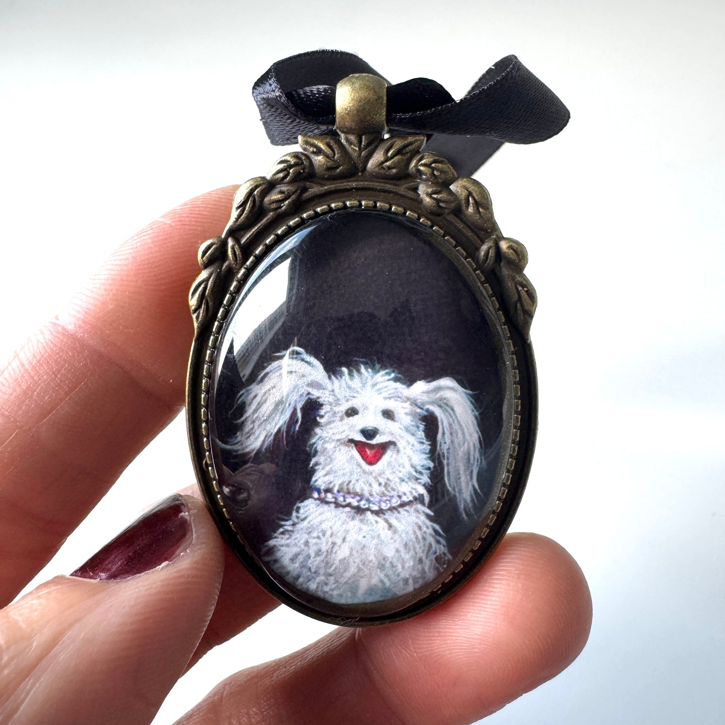 A Spoiled Little Dog - ORNAMENT