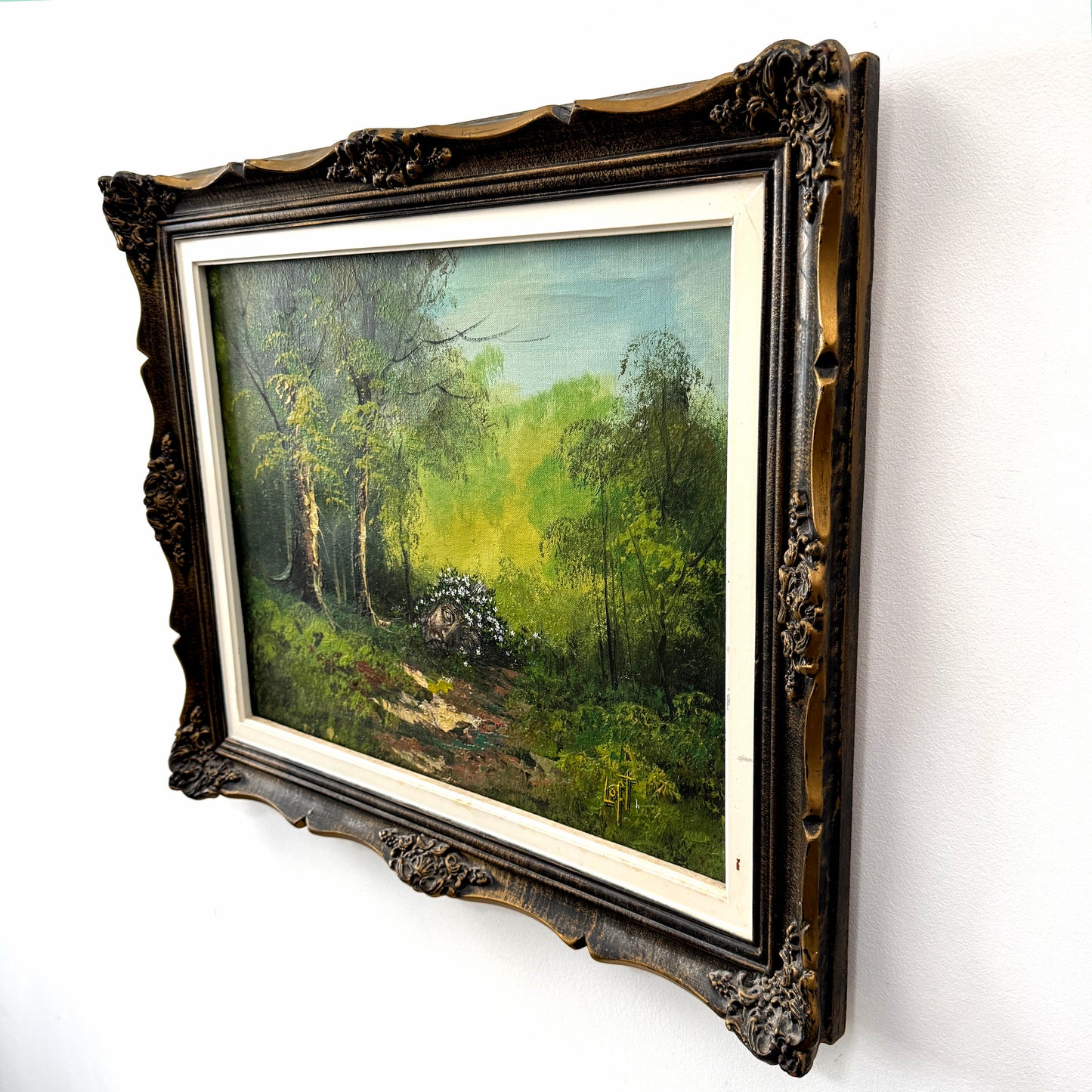 The King's Crown - original upcycled vintage painting