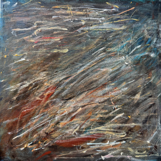 Abstract Cast-off Paint canvas from Droids