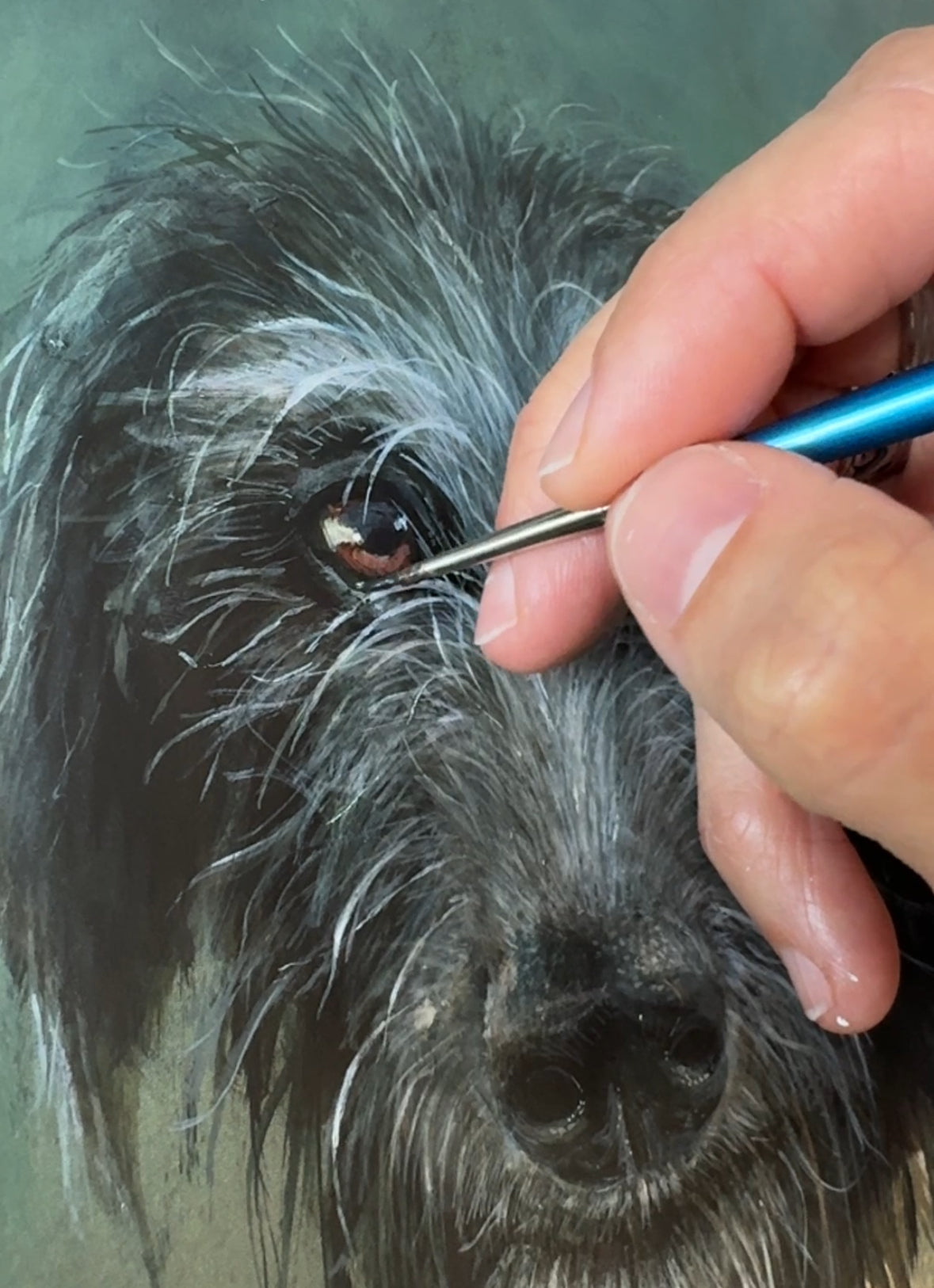 A Sweet Disposition - original upcycled vintage art