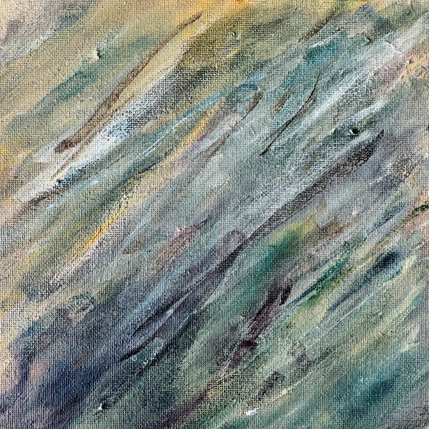 Abstract Cast-off Paint canvas from Bewilderbeast nest