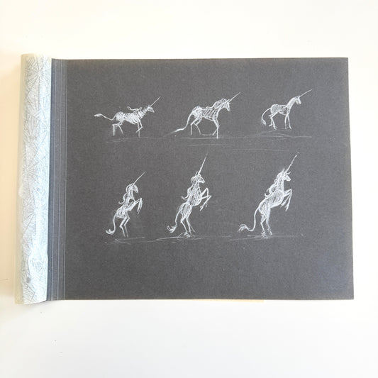 Unicorns - charcoal study No.5