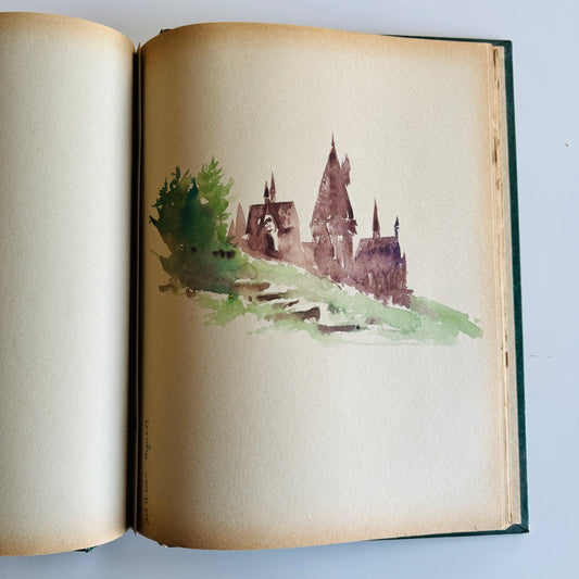 Muggle sketchbook : Study No.13 Path to the Gamekeepers Hut, original watercolour