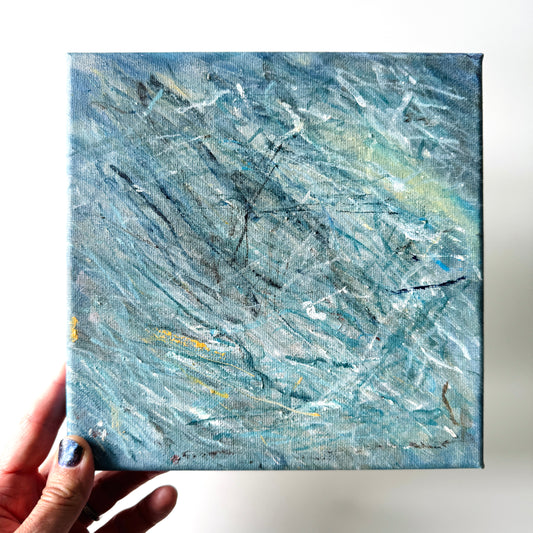 Abstract Cast-off Paint canvas from Unicorns