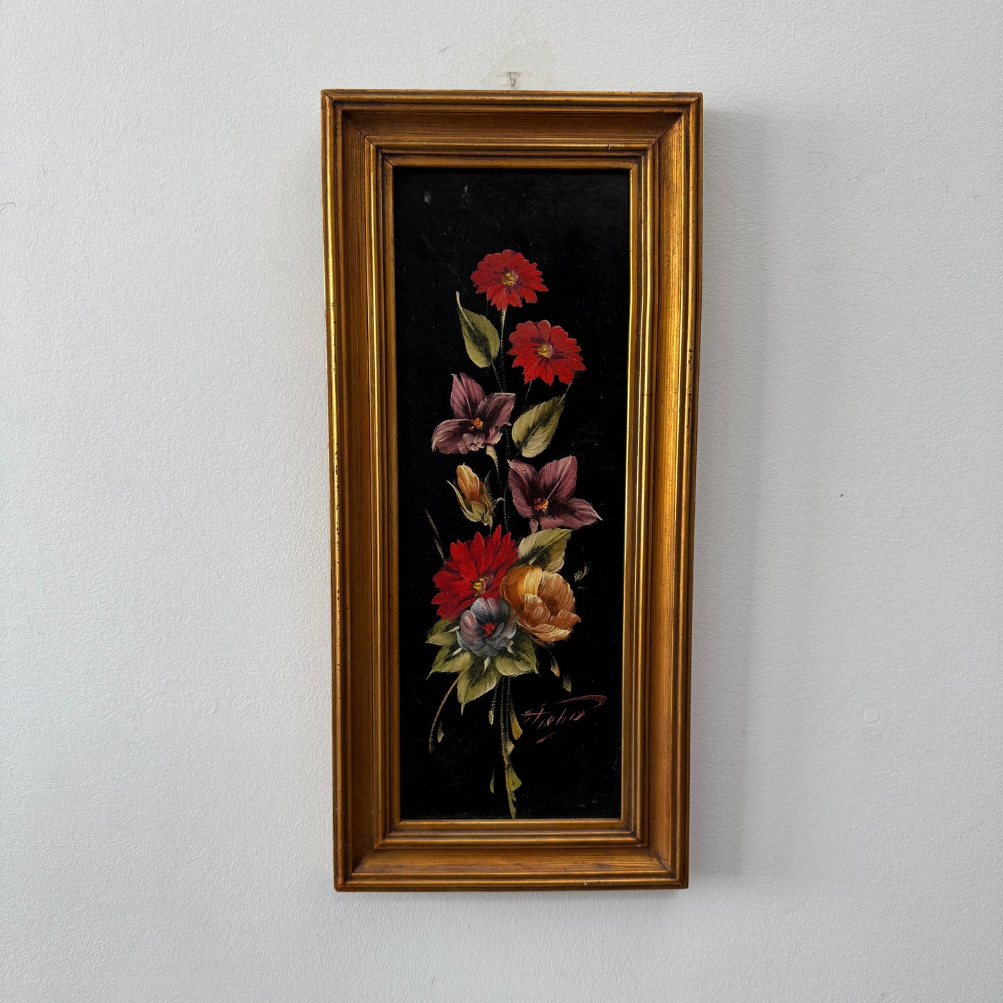 Alice's Flowers : We Don't Want Weeds, original upcycled vintage art