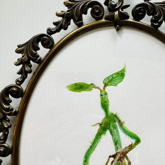 Little Green Men No.2 - original watercolour painting