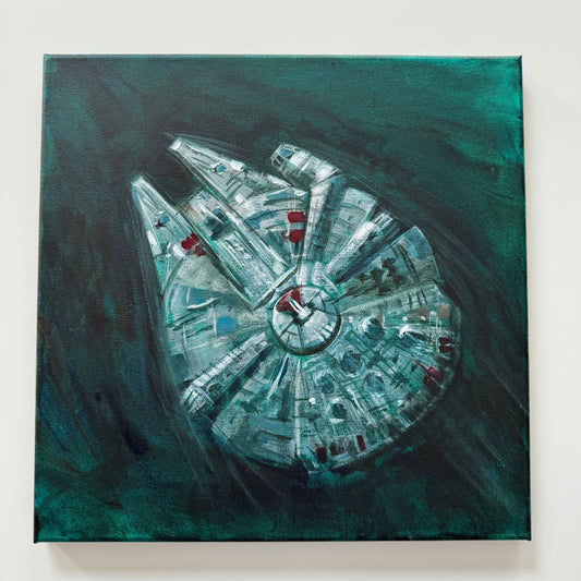 Sketch : Twelve Parsecs, acrylic on canvas
