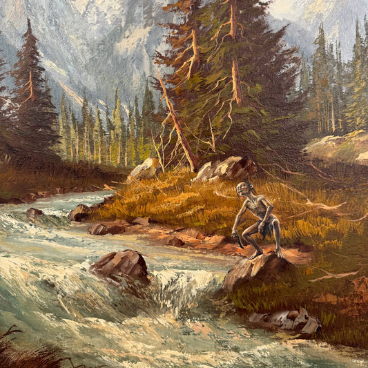 So Juicy Sweet - original upcycled vintage painting