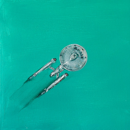 Sketch : NCC-1701 Top, original acrylic painting