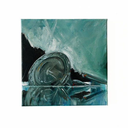 Sketch : NCC-1701-D Crash, original acrylic painting