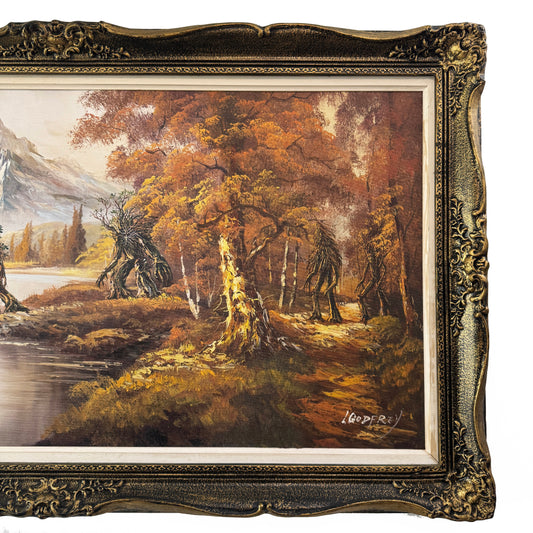 To Isengard - PRINT 24 x 48 canvas print in vintage frame