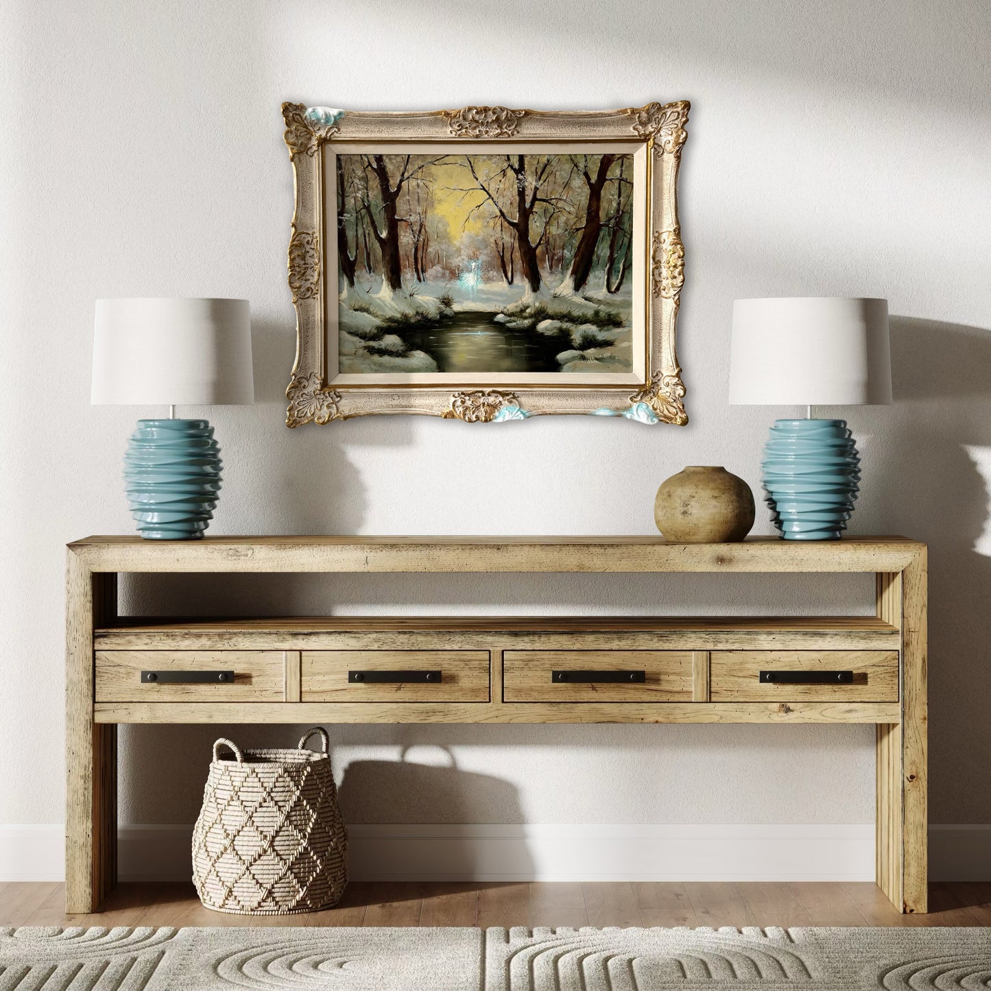 After All This Time? - original upcycled vintage art