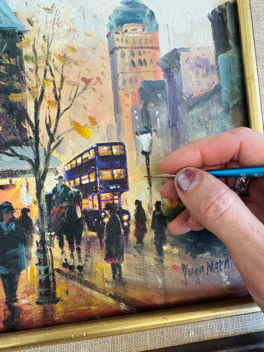 Abstract Cast-off Paint canvas from Muggle art and Fighters