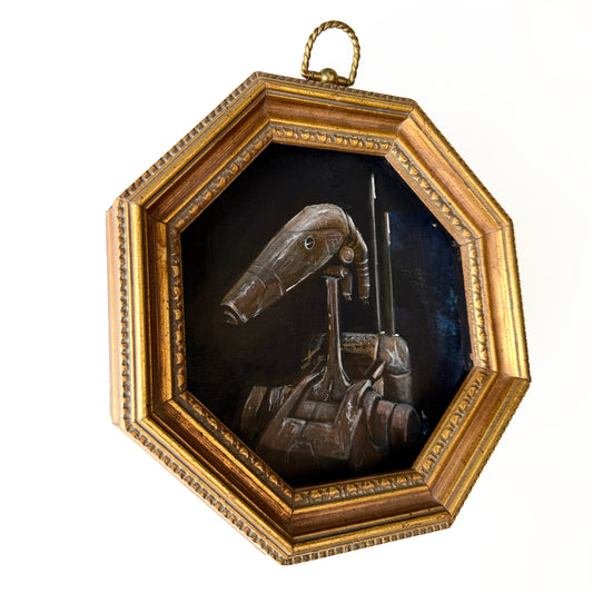 Portrait of a Droid, Soldier No. 1 - original acrylic painting