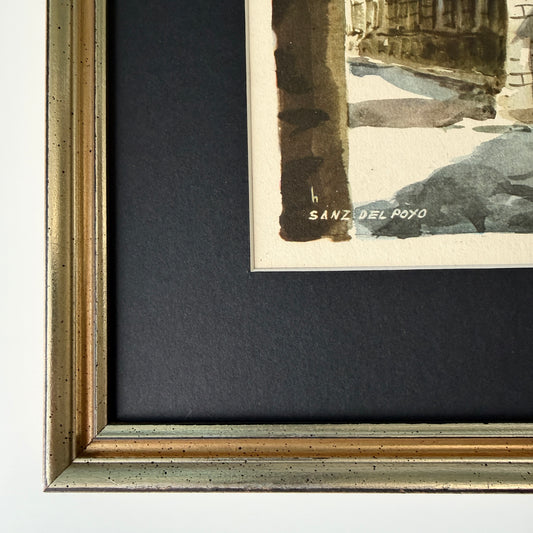 Overloaded - original upcycled vintage painting