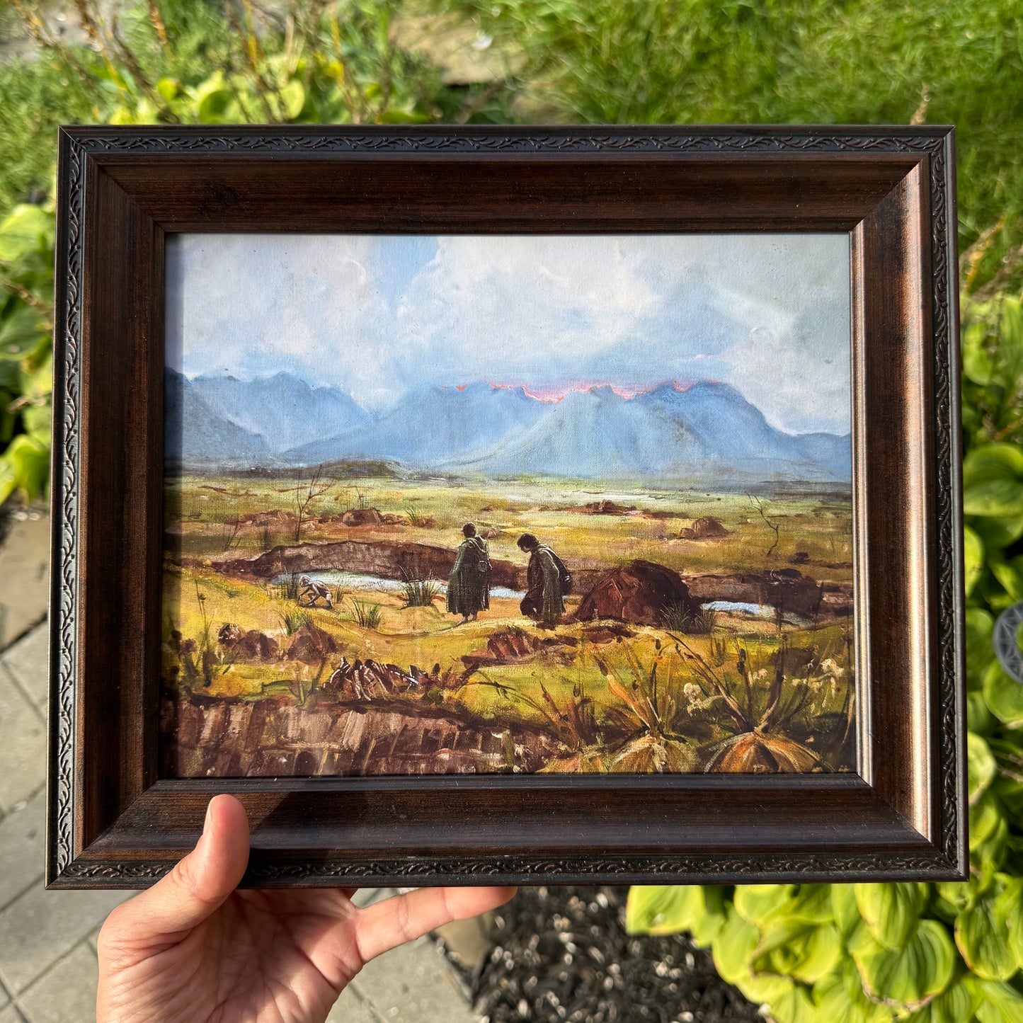 A Long Ways To Go Yet - 8x10 PRINT in wood frame