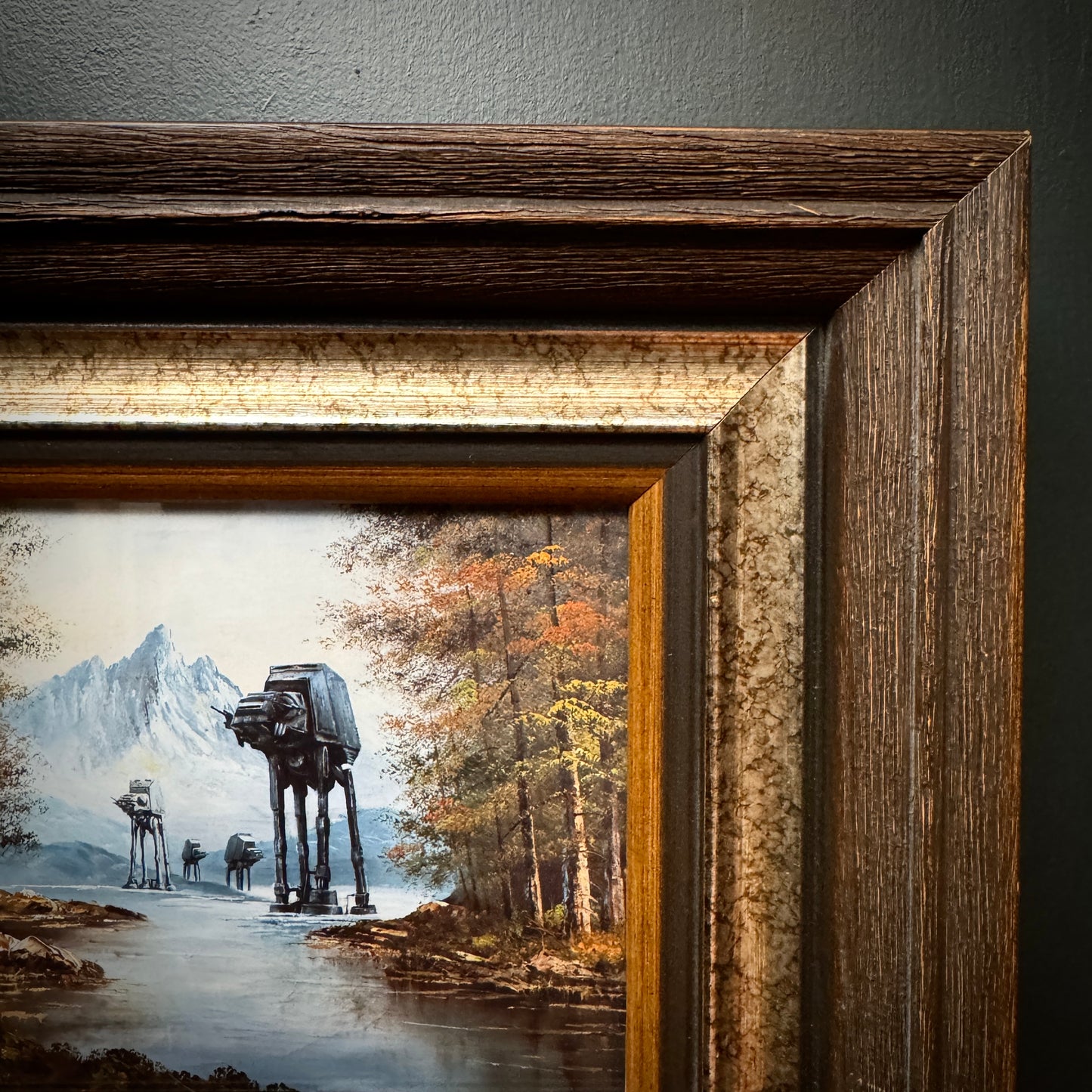 A Walk in the Woods - PRINT 5x7 in reclaimed wood frame