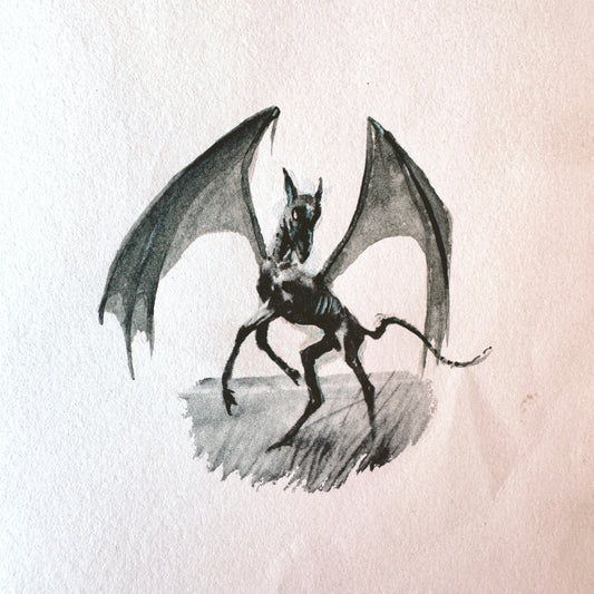 Colt study No.3 : Titlepage 3, paint on paper