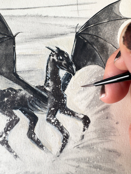 Colt study No.15 : pg110, paint on paper