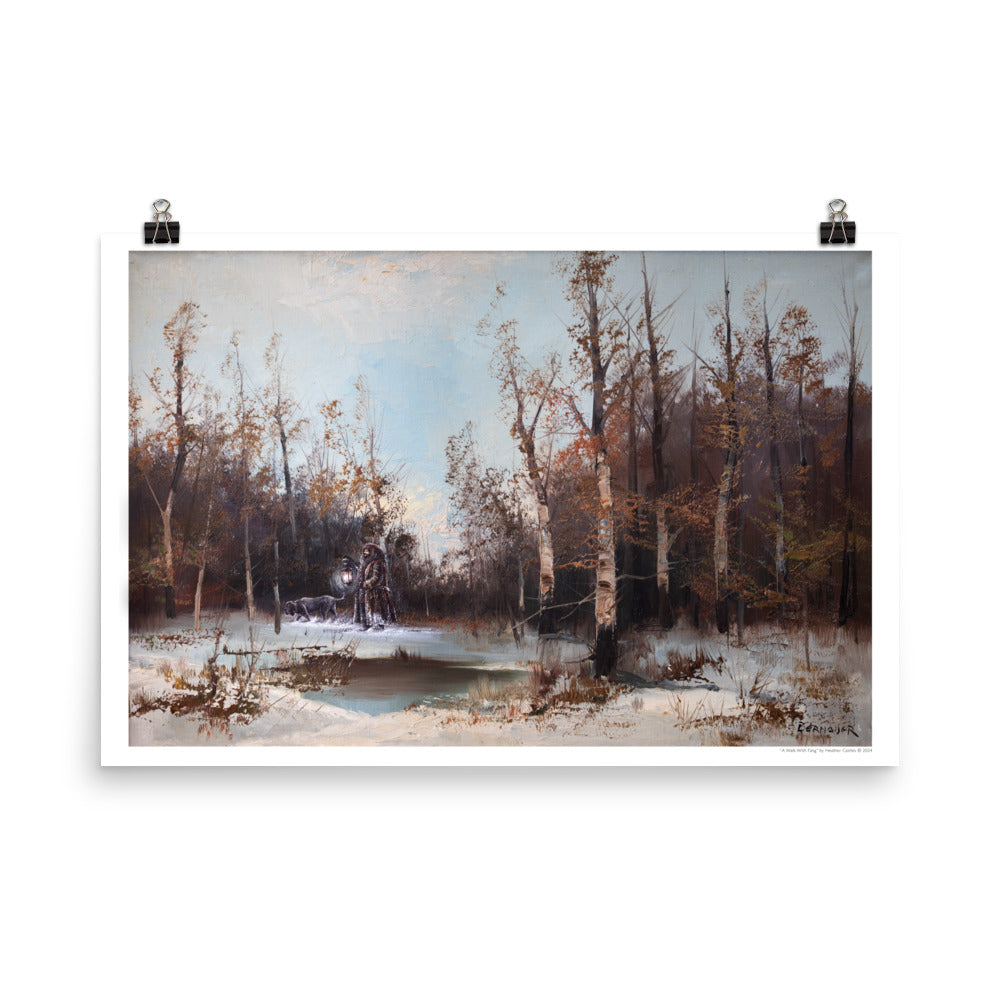 A Walk With Fang - PRINT