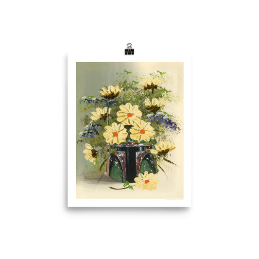 Dark Side Floral : Boba's Bouquet - PRINT