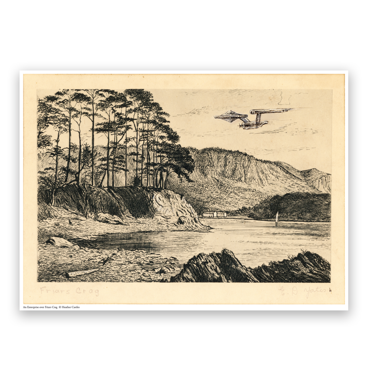 An Enterprise over Friars Crag - DIGITAL DOWNLOAD