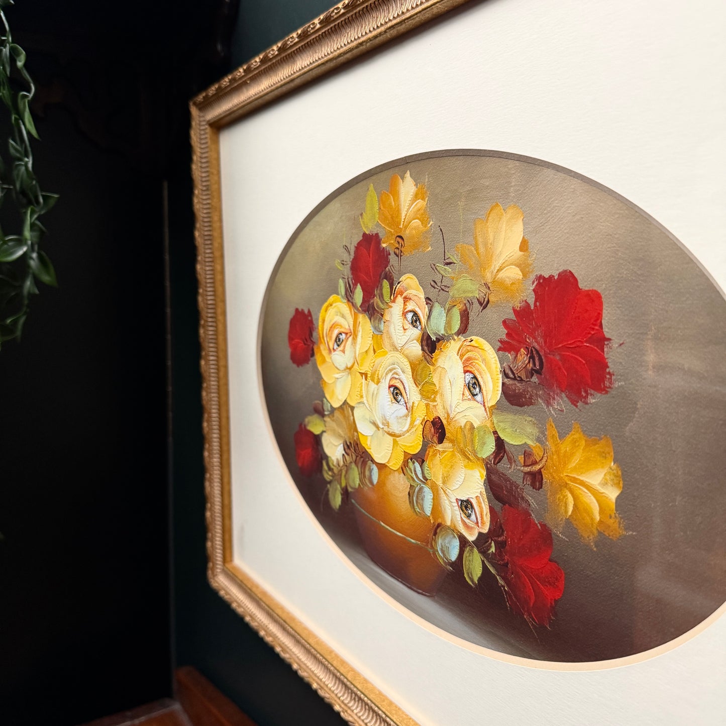 Eye See You - PRINT 12x14 in vintage frame