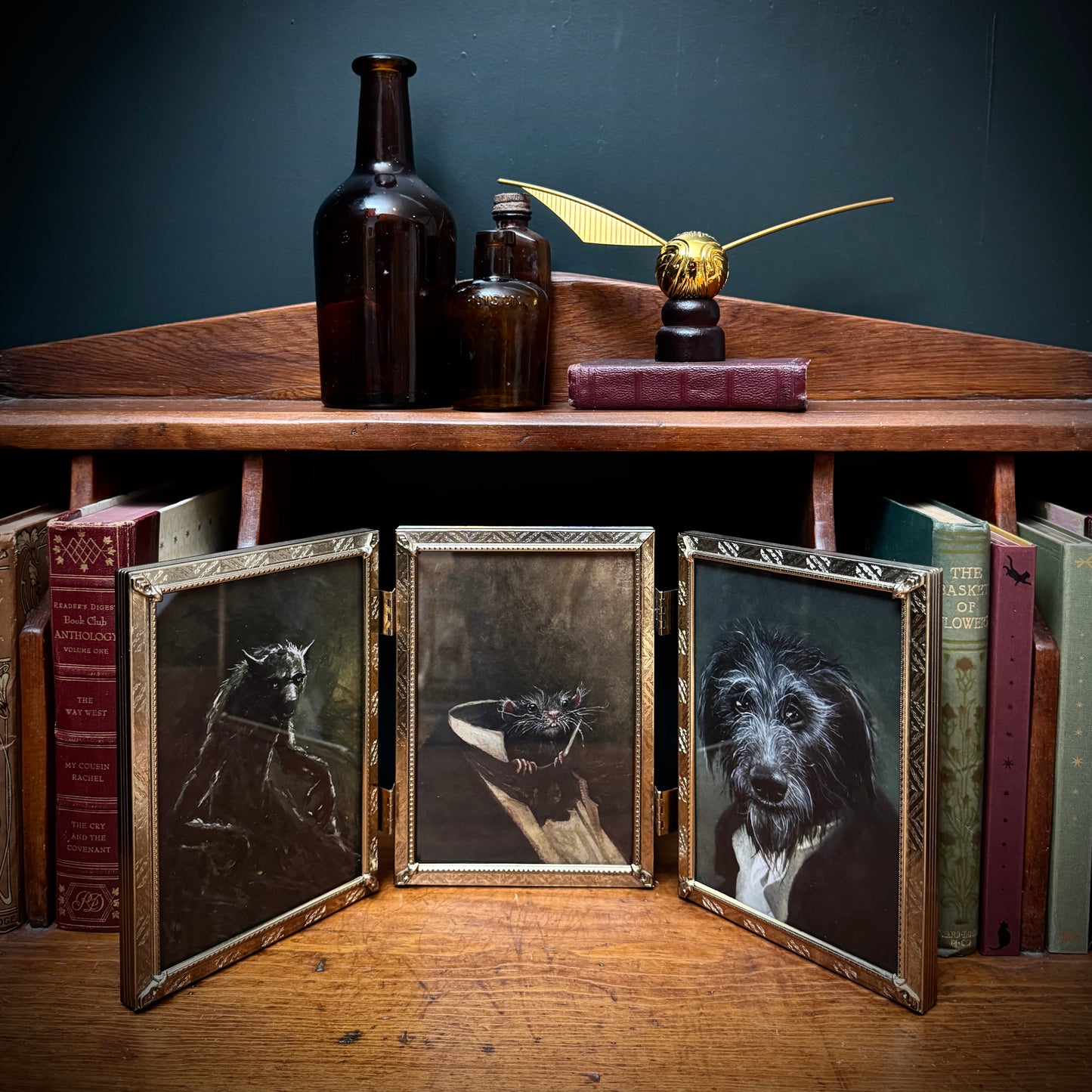 Marauders - PRINT in brass frame