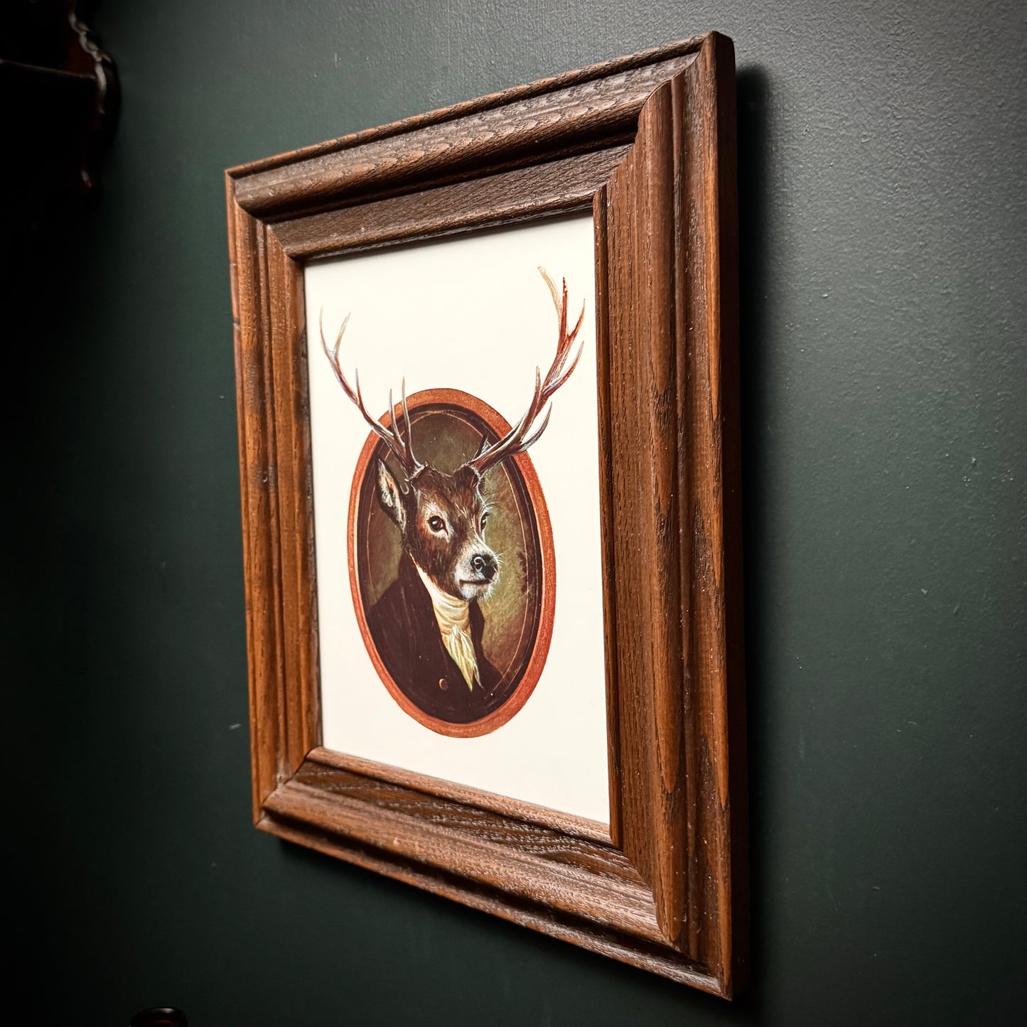 My Father Didn't Strut - PRINT in wood frame