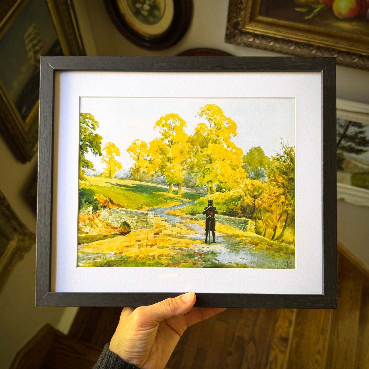 One Brave Knight - PRINT 8x10 in new frame