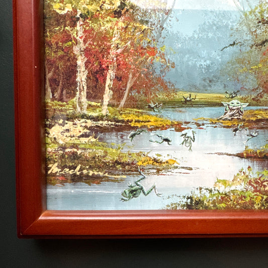 Snack Time - 8x10 PRINT in Wood Frame