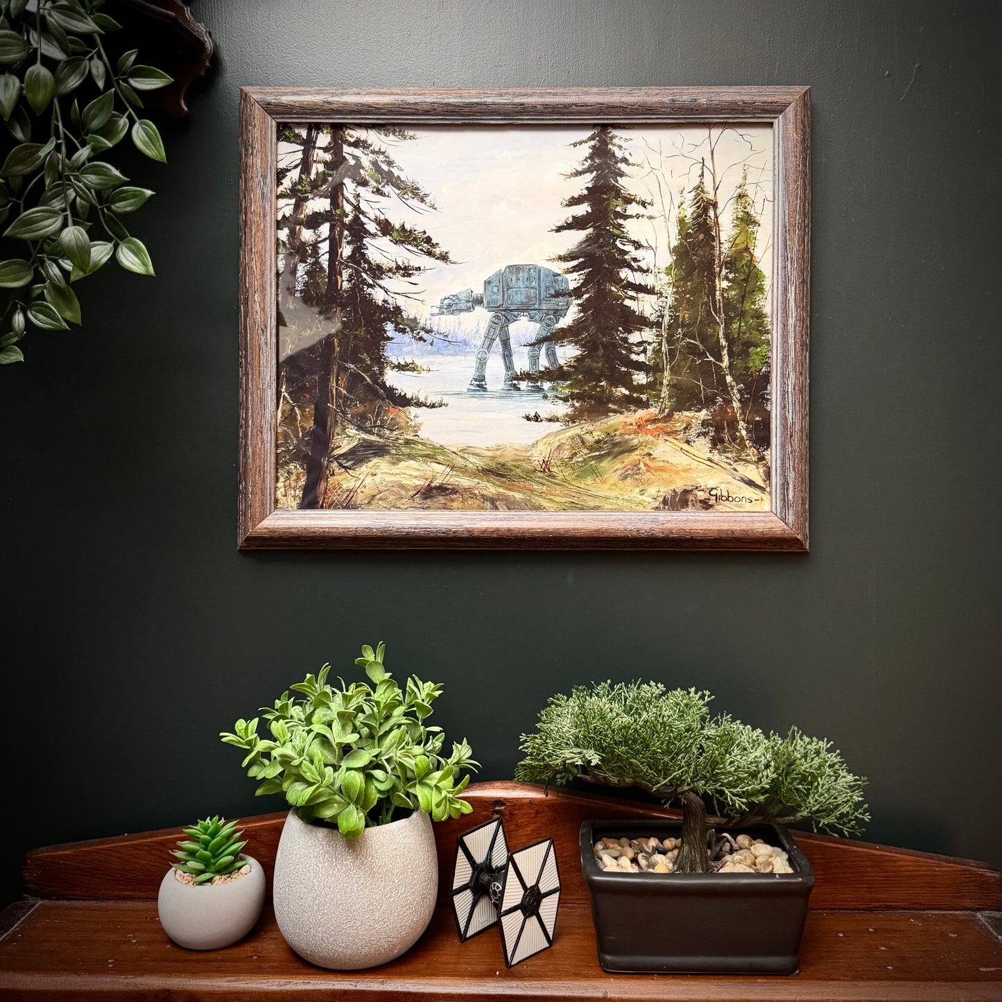 That's No Moose - PRINT 11x14 in wood frame