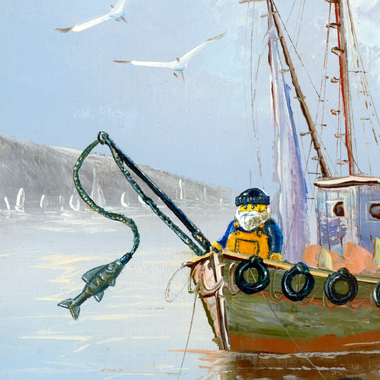 My Little Brick Fisherman - DIGITAL DOWNLOAD