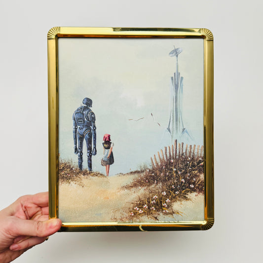 The Guardian - PRINT 8x10 in retro brass frame