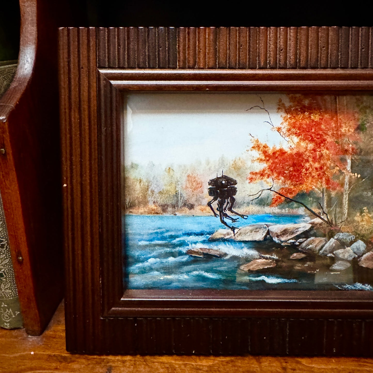 Thousands of Probe Droids - PRINT 5x7 in wood frame