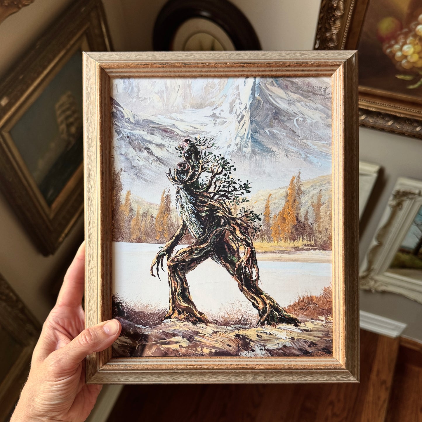 To Isengard - PRINT 8x10 in wood frame