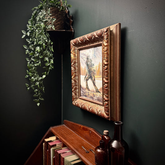 To Isengard - PRINT 8x10 canvas in reclaimed frame