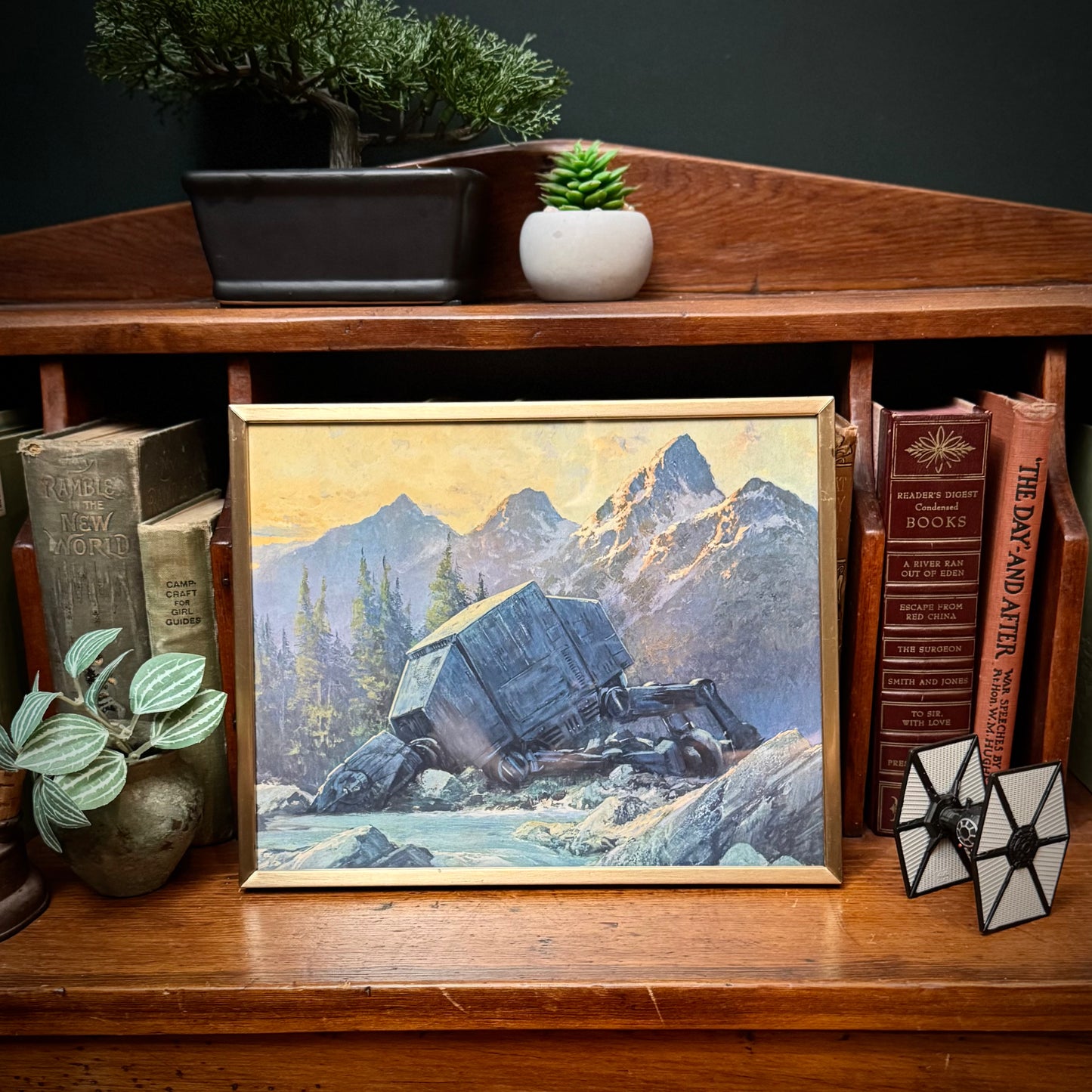 Tripped - PRINT 8 x 10 in vintage brass frame