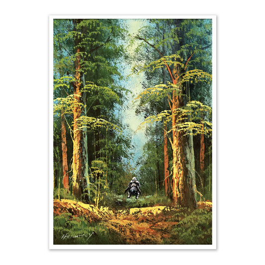 Speeder on Sanctuary Moon - POSTCARD PRINT