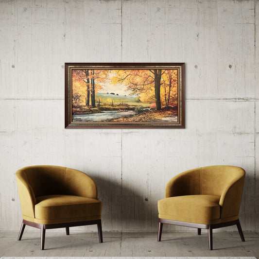 The Flight of Arwen - original upcycled vintage painting