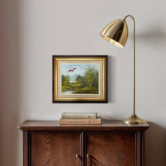 The Magnificent, original upcycled vintage painting