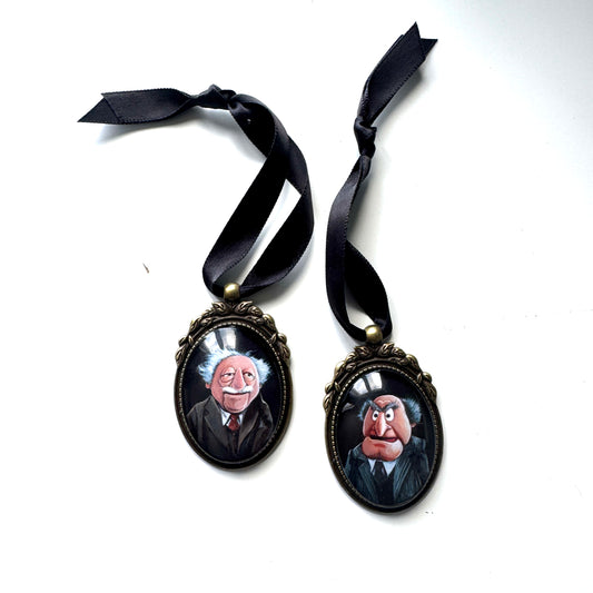 Grumpy Old Men - ORNAMENT, set of 2