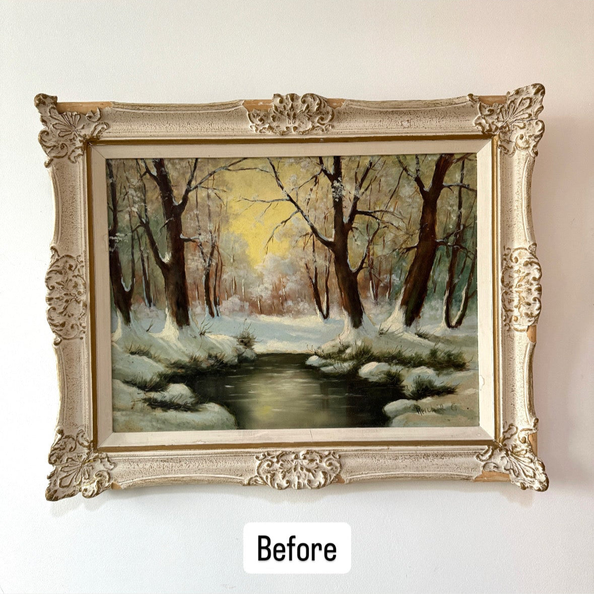 After All This Time? - original upcycled vintage art