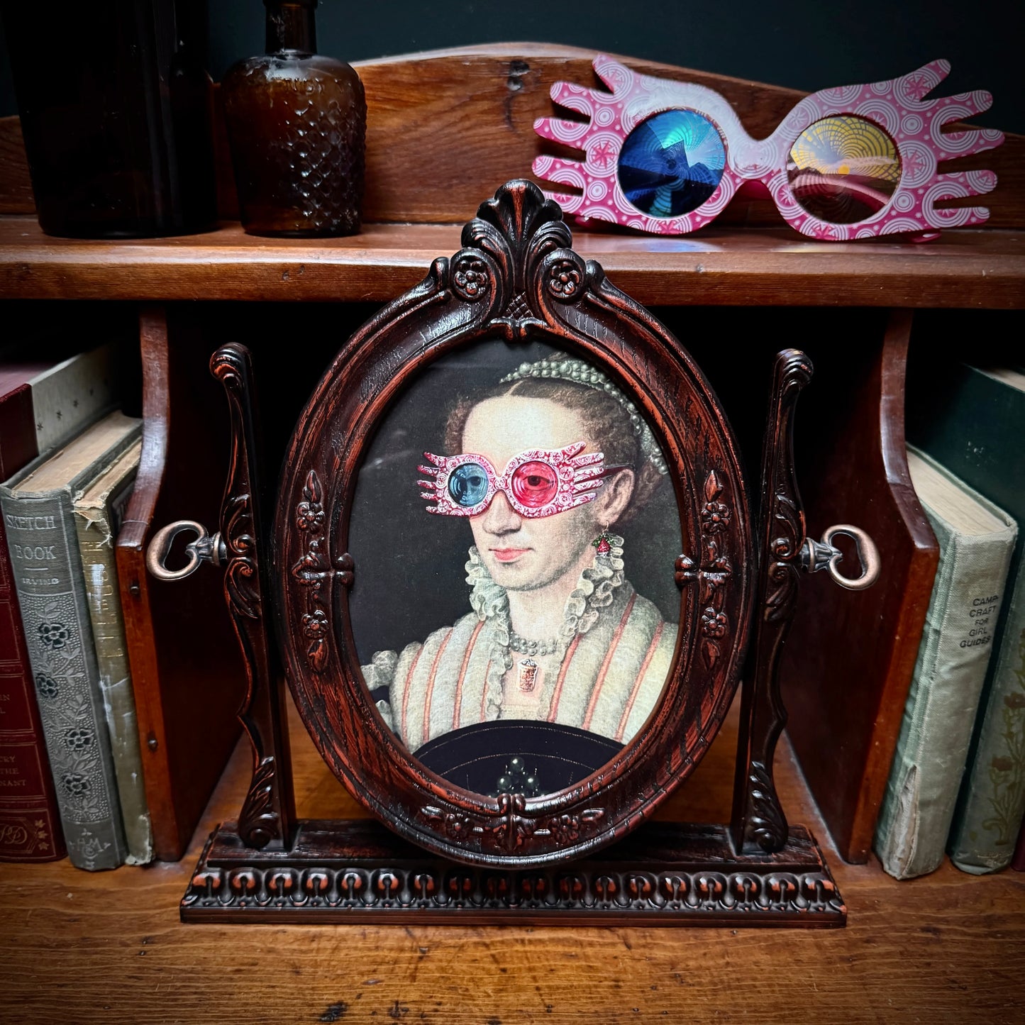 Luna c1780 - PRINT in vintage frame