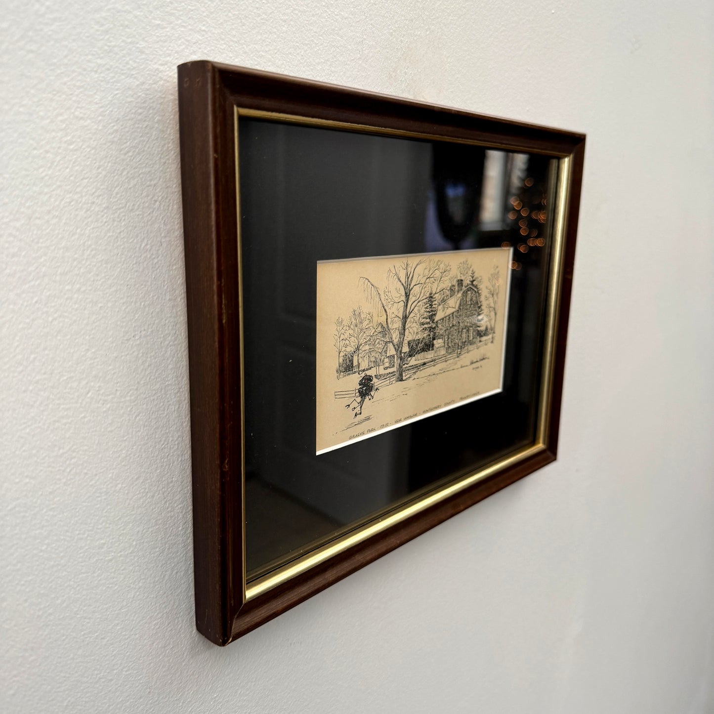 Probe Droid, Montgomery County, PA - original upcycled vintage etching