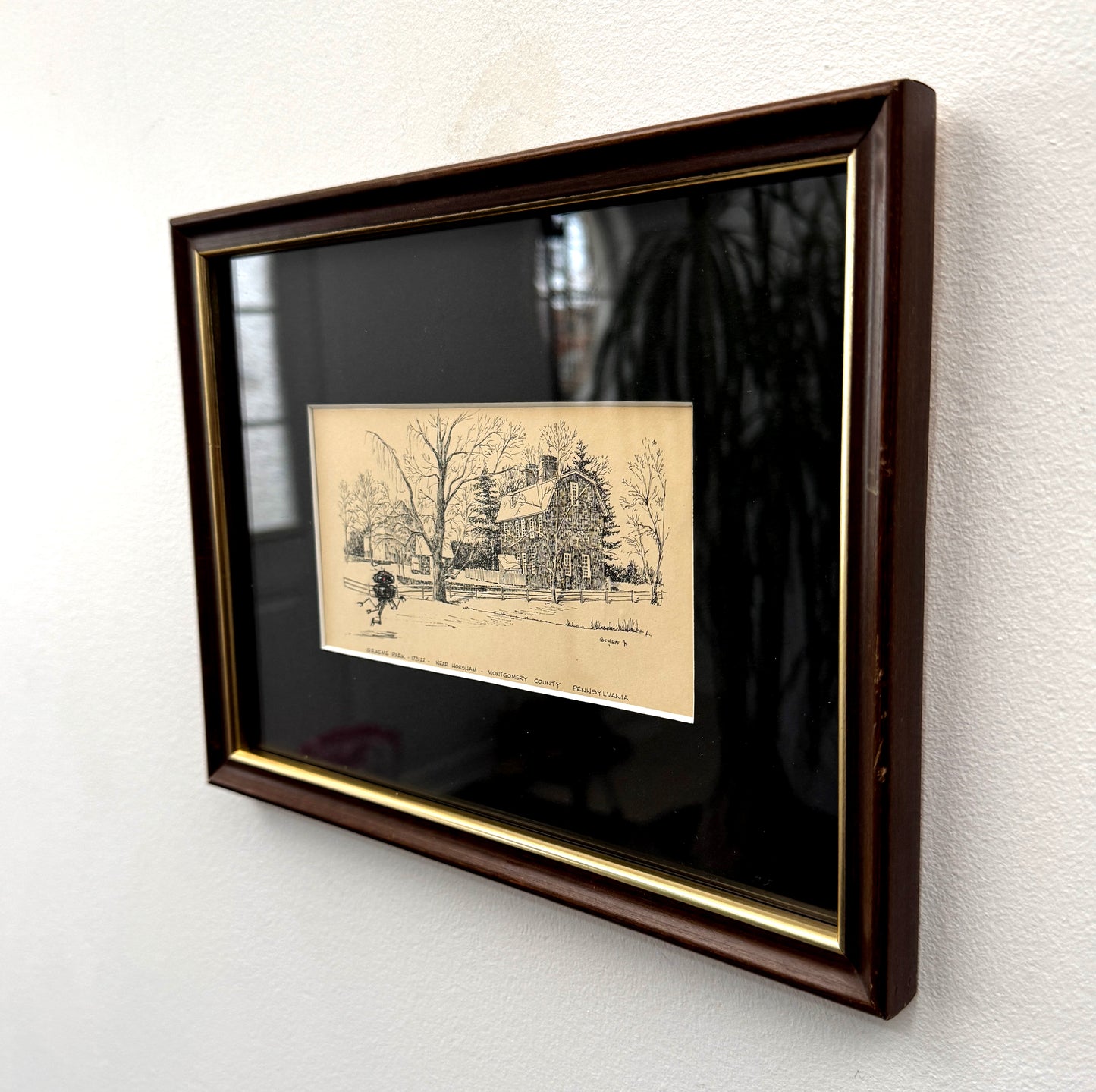 Probe Droid, Montgomery County, PA - original upcycled vintage etching