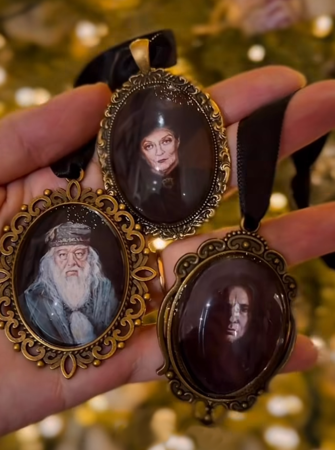 Magical Headmasters - ORNAMENTS set of 3